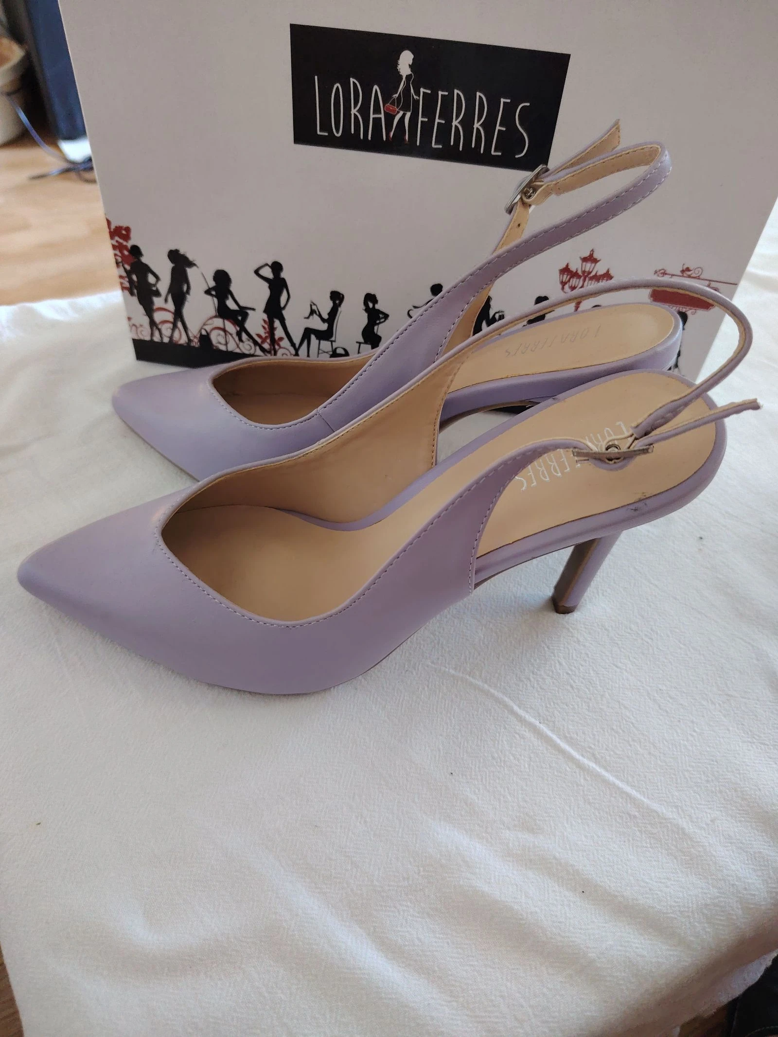 Zapatos de tacón Lora Ferres lila talla 39 – photo 3
